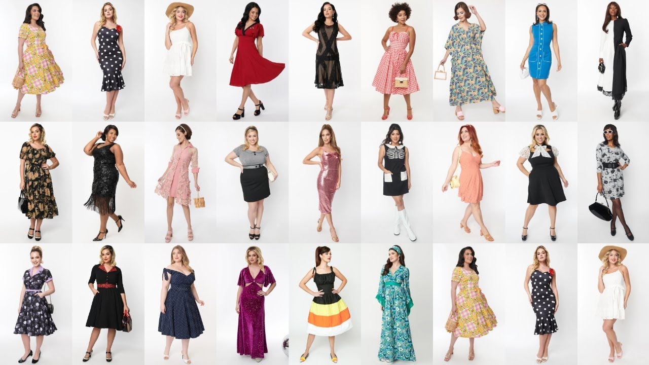 Outfit Ideas 24 Elegant vintage classic retro collection Cute women's dresses fashionable stylish