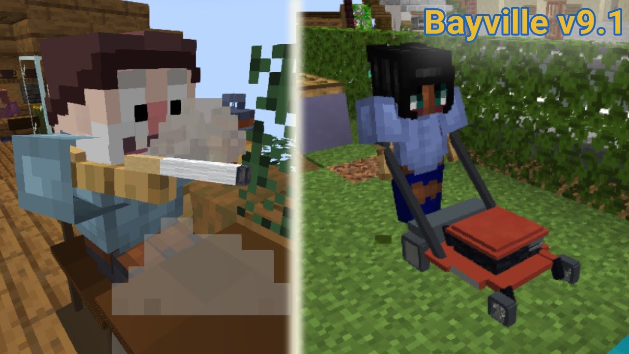 New NPC Animations - Bayville v9.1 [Minecraft Roleplay Town]