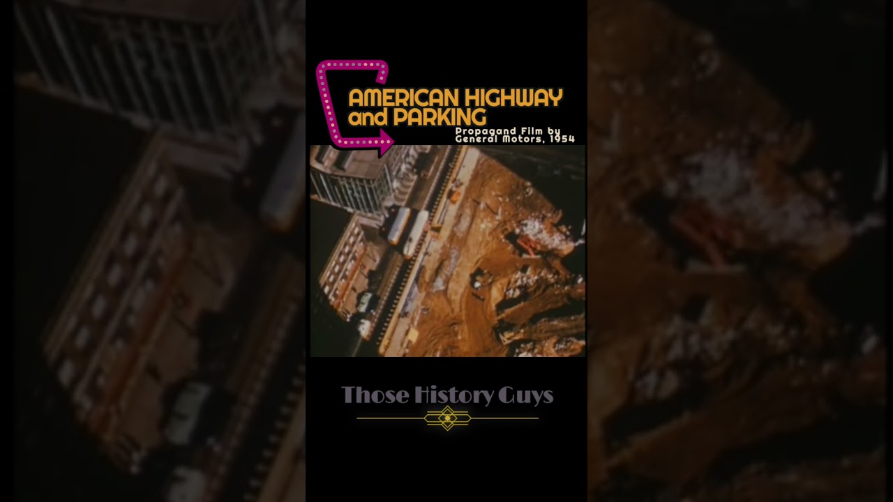 American Highway and Parking Propaganda &mdash; General Motors 1954 #history #cars #urbanplanning #1950s