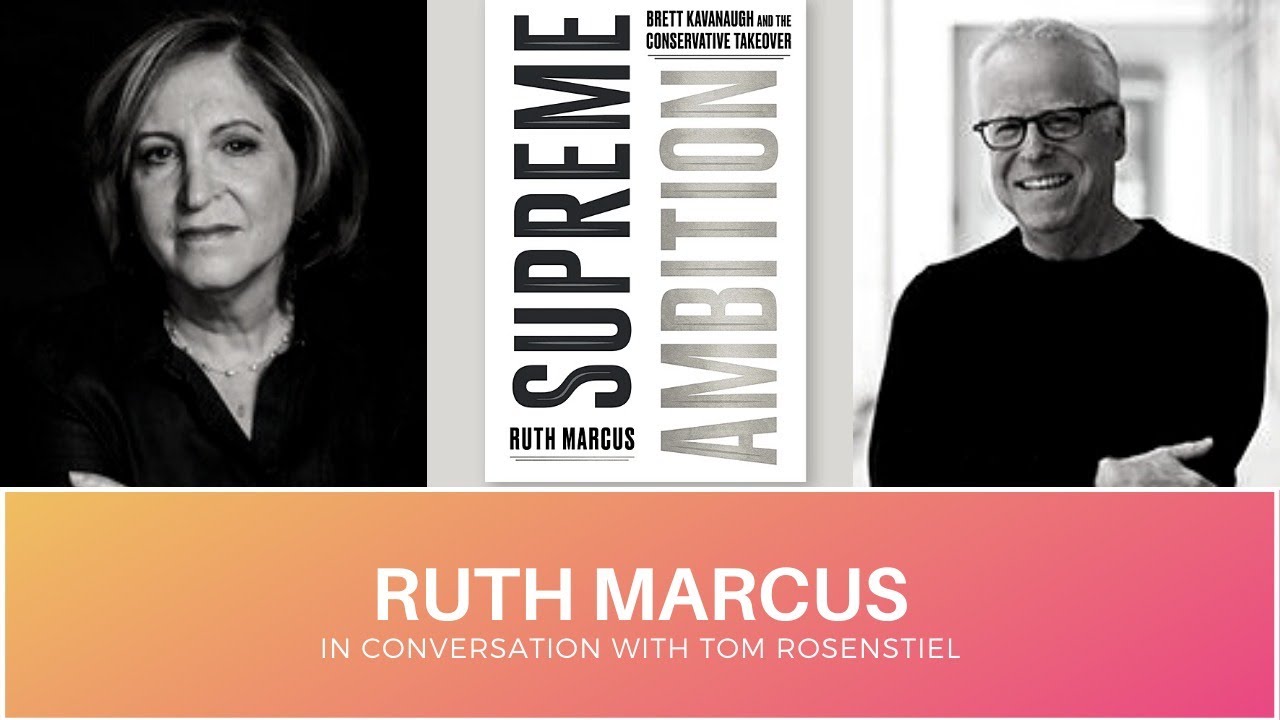 Ruth Marcus in Conversation With Tom Rosenstiel