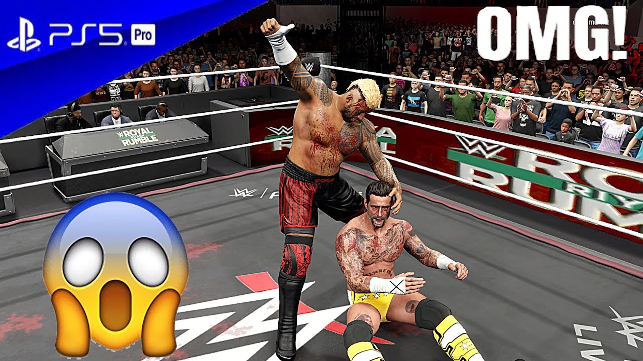 WWE 2K25- 30 Men Royal Rumble Match In Riyad- WWE 2K25 GAMEPLAY PS5 4K