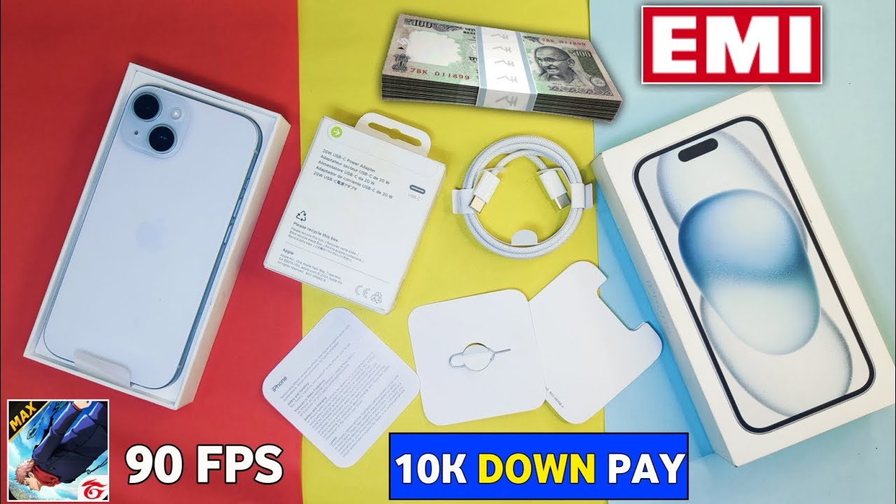 iphone 15 unboxing emi // iphone 15 down payment // EMI iPhone 15 unboxing and details review