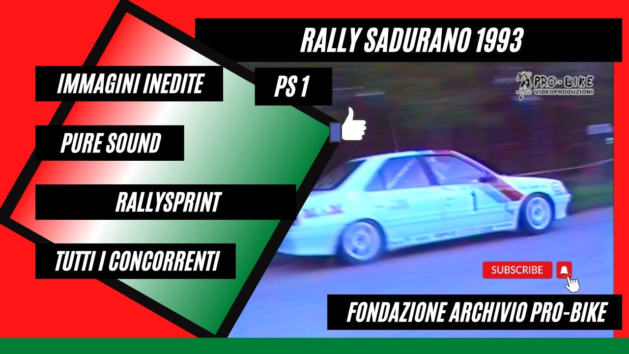 Rallysprint Sadurano 1993 Ps 1 Tutti i Concorrenti