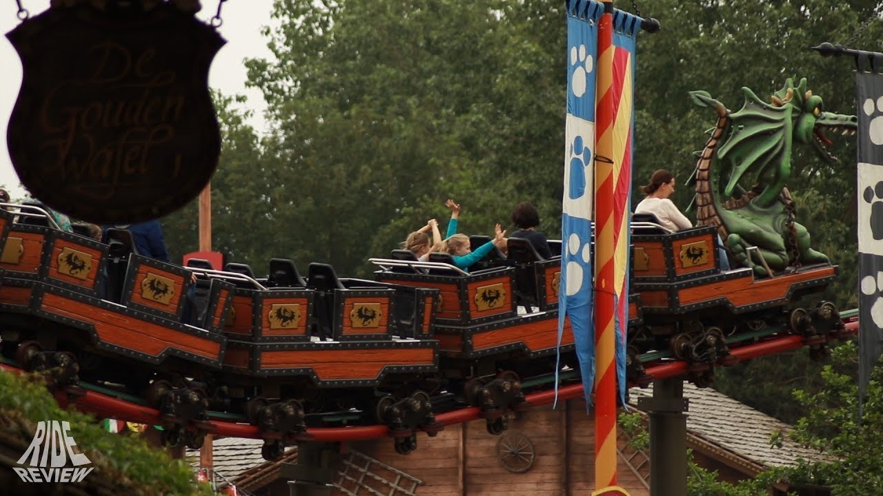De Draak - POV - Plopsaland - MACK Rides - Powered Coaster