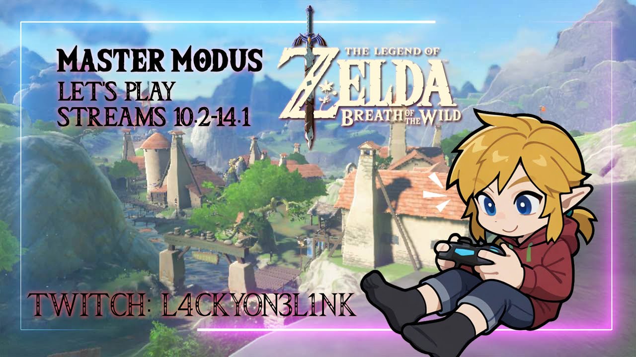 The Legend of Zelda Breath of the Wild 🐗 Live Let's Play Streams 10.2-14.1