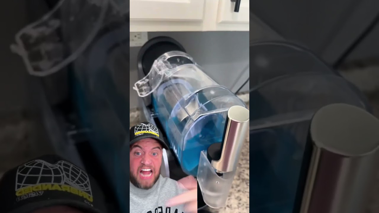 DIDNT KNOW THEY HAD A SLUSH PUPPY MACHINE #shorts