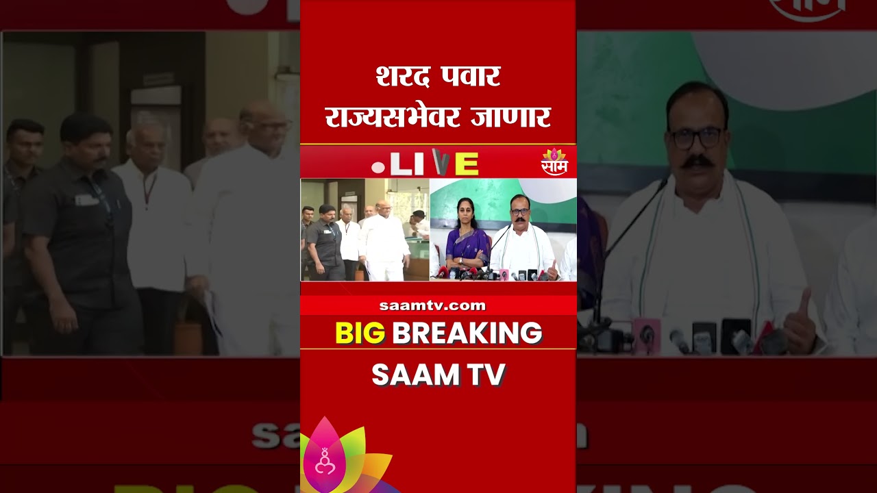 शरद पवार पुन्हा जाणार राज्यसभेत! | mva alliance |sharad pawar rajya sabha