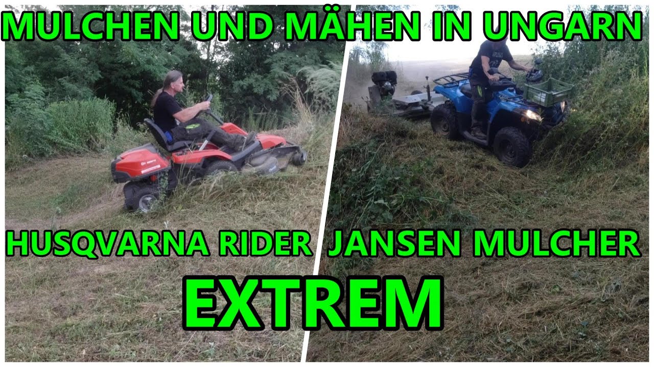 Mulchen Mähen Trimmen Schwitzen in Ungarn