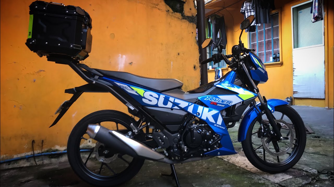 INSTALLING SEC TOURING 45L ALLOY TOP BOX AND J.COM HRV BRACKET V3 FOR SUZUKI RAIDER 150 FI 