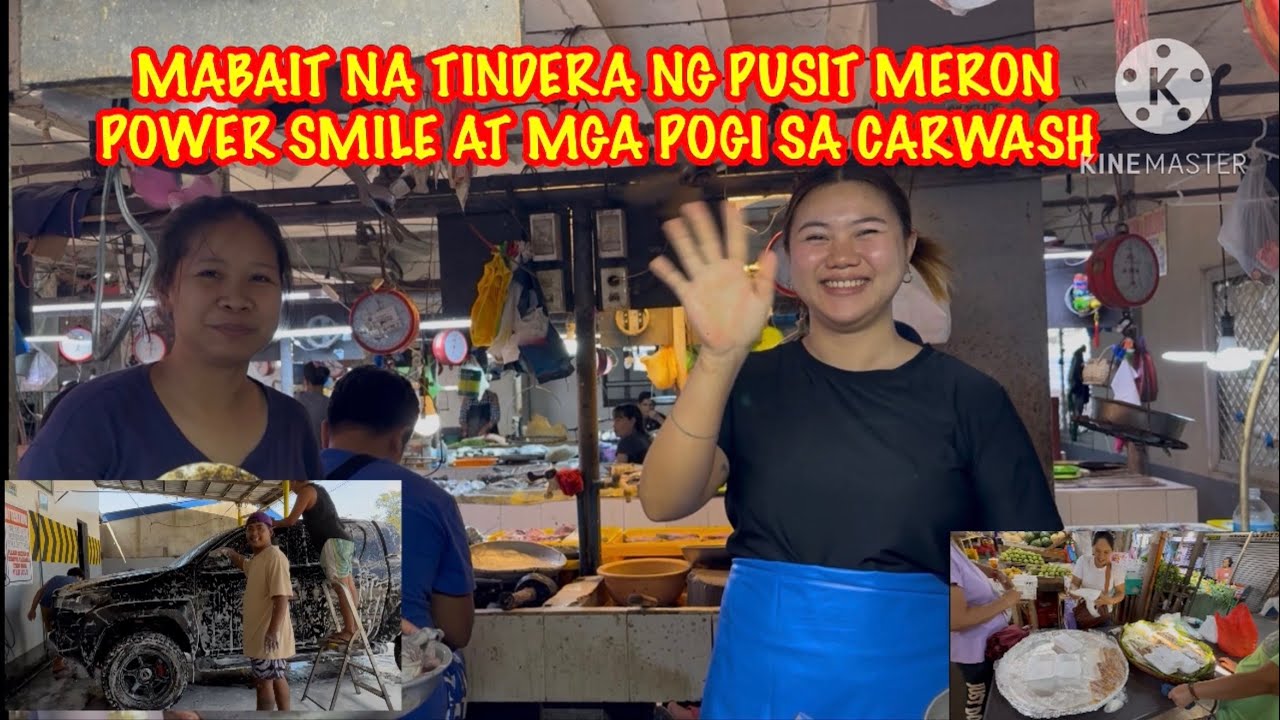 TINDERA NG PUSIT SA PALENGKE ONE OF MY SUBSCRIBERS MABAIT MERON POWER SMILE 