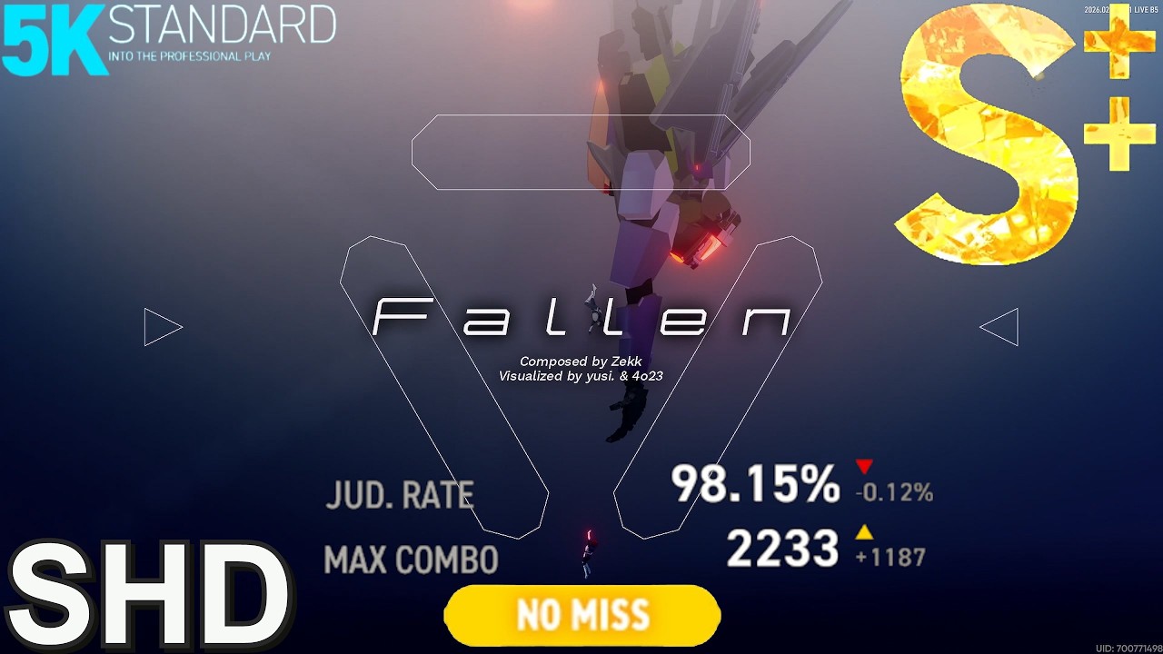 【EZ2ON NT DLC】 5S - Fallen SHD