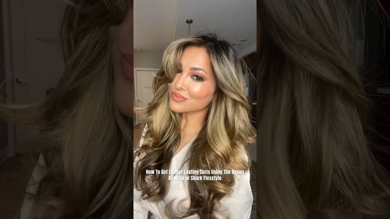 How To Get Longer Lasting Curls Using The Dyson Airwrap 💫 #grwm #hairstyle #hair #beauty #tutorial