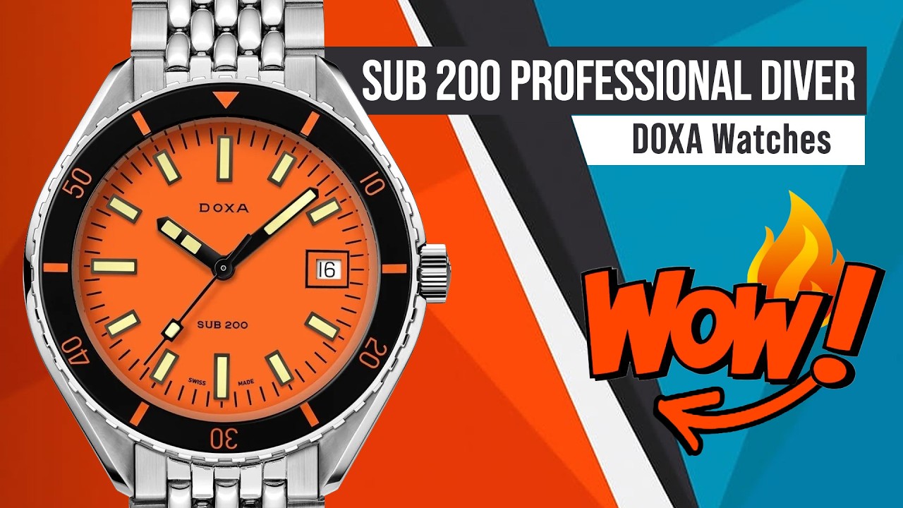 The BEST Diver for $1000 NOBODY is Talking About! The Doxa Sub 200 Professional Diver