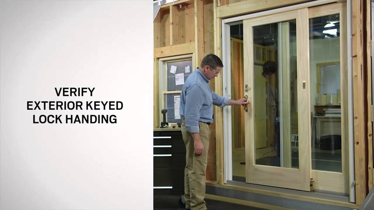 Installing the Exterior Keyed Lock on Frenchwood Gliding Doors | Andersen Windows