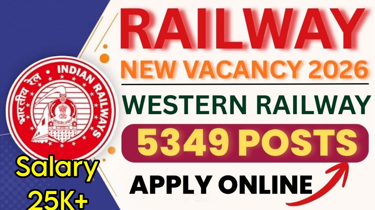 Railway Vacancy New Vacancy 2026 | 5349 Post | Salary 30K | #railway 
