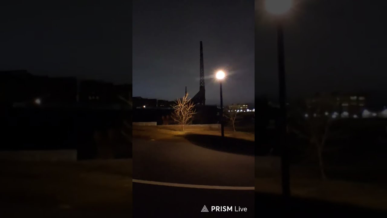 NYC Friday nightime walking bronx river park west 