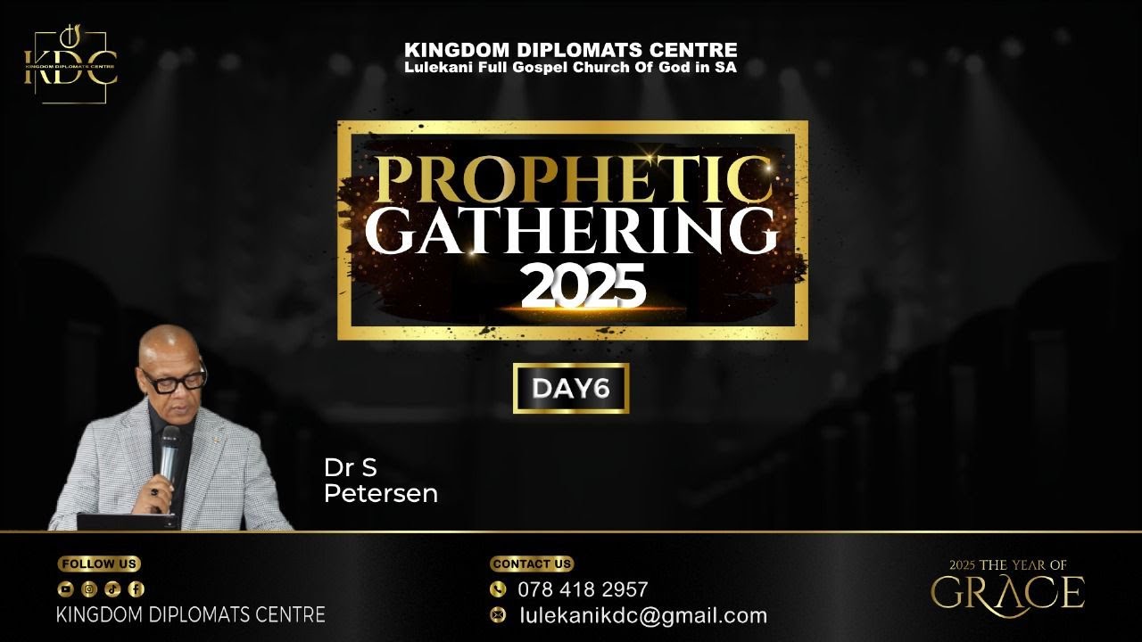 PG 2025 Speed of Grace - Sunday Service | with Dr S Petersen (RSA) | @KDC