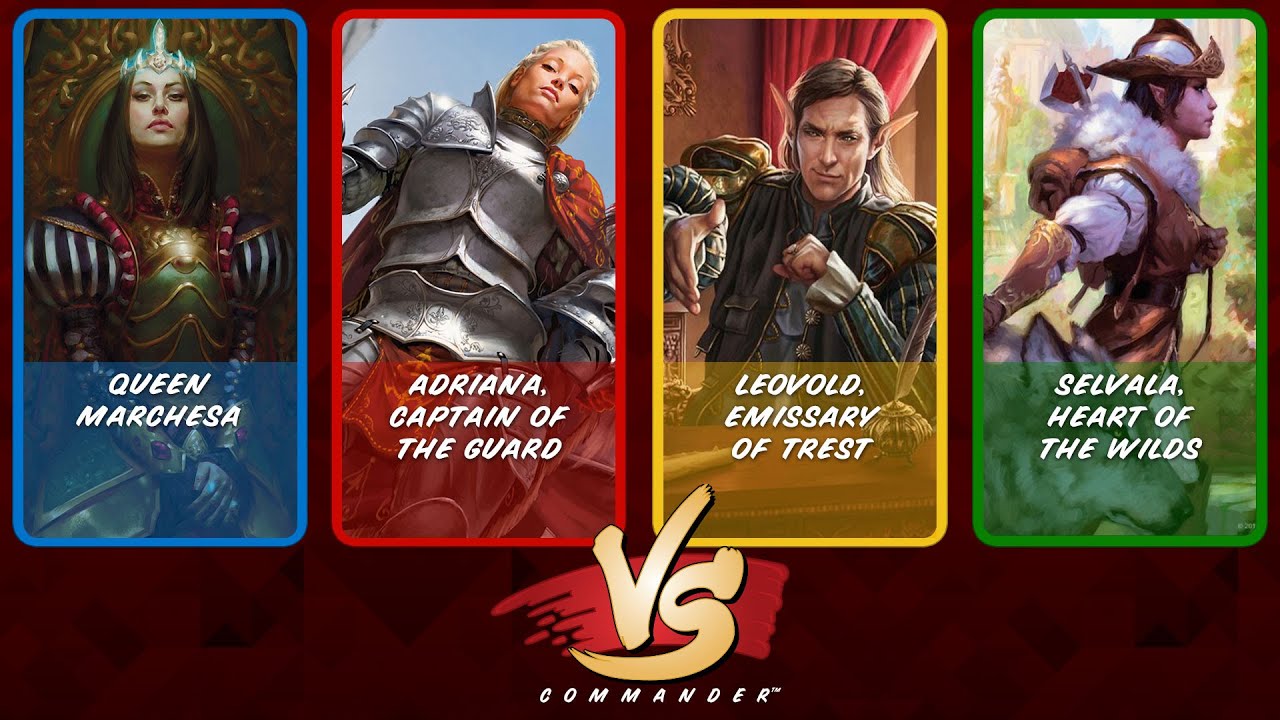 Commander VS Conspiracy: Marchesa vs Adriana vs Leovold vs Selvala