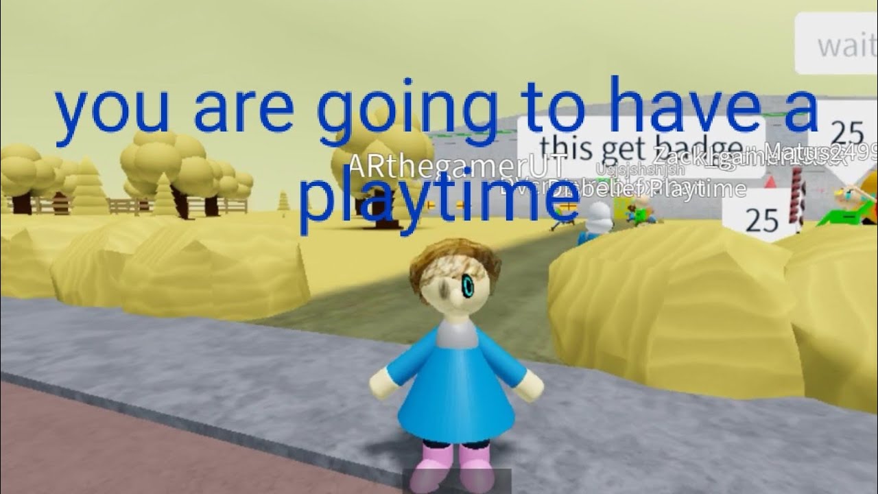 April fool's day update - baldi's basic roleplay (Roblox game)