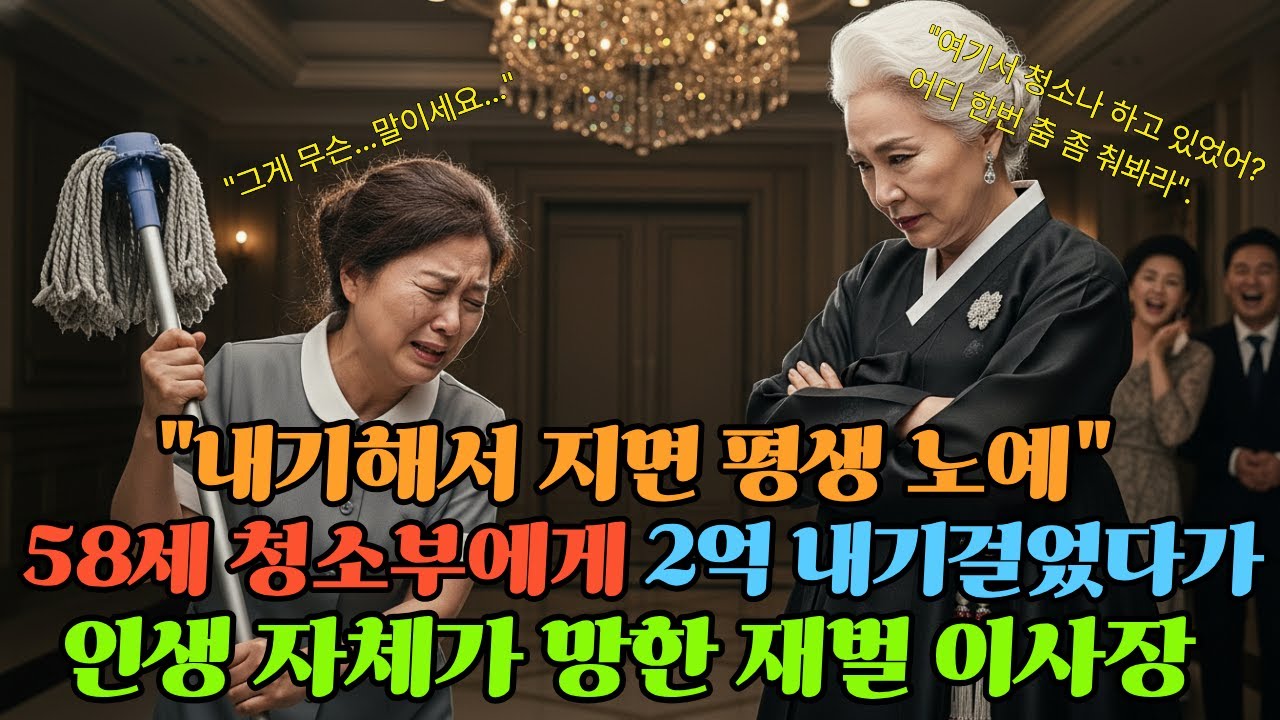 시어머니 짓밟고 올라간 여자, 30년 뒤 며느리한테 무릎 꿇었습니다.