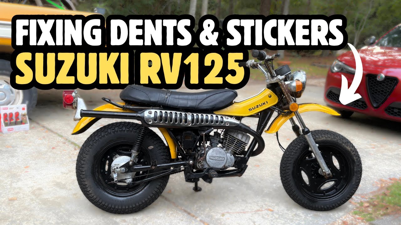 Восстановление легенды Fat Tire &mdash; переделка крыла Suzuki RV125