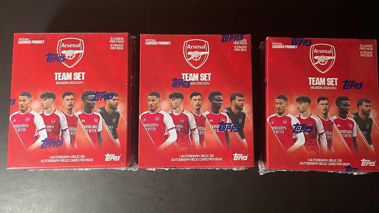 Legend Auto? Opening Topps Arsenal Team Set 2023/24 Boxes #1-3