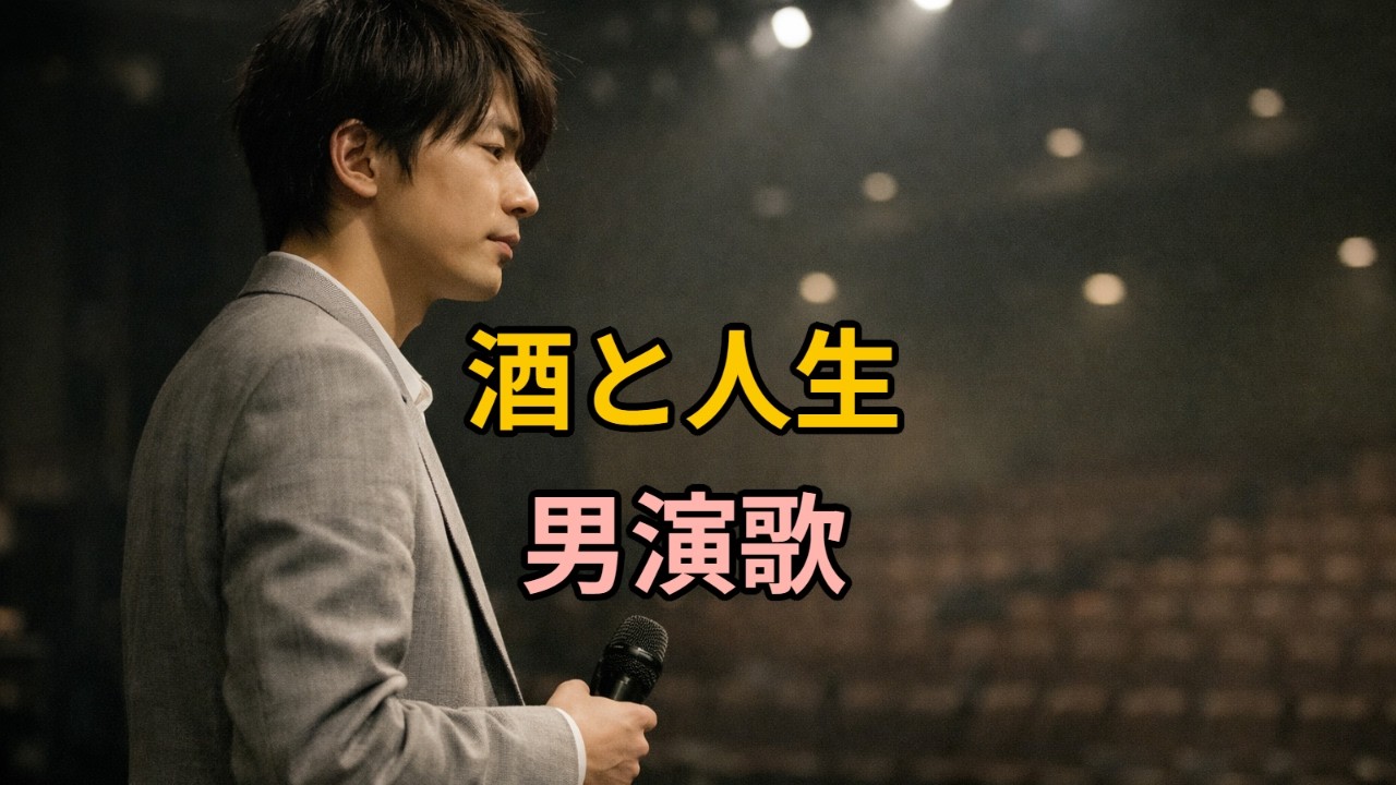 酒と人生を歌う 男演歌｜懐かしさが胸に沁みる