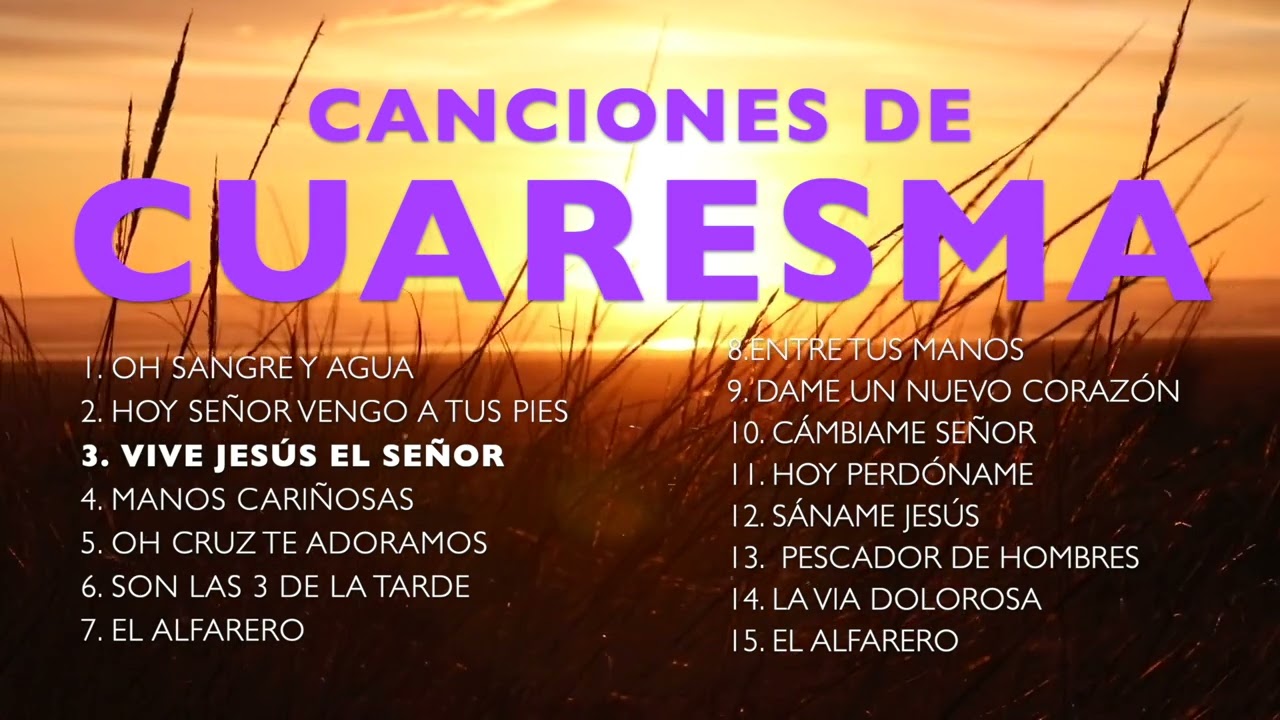 1 hora de CANCIONES PARA CUARESMA. Gladys Garcete. Música Católica