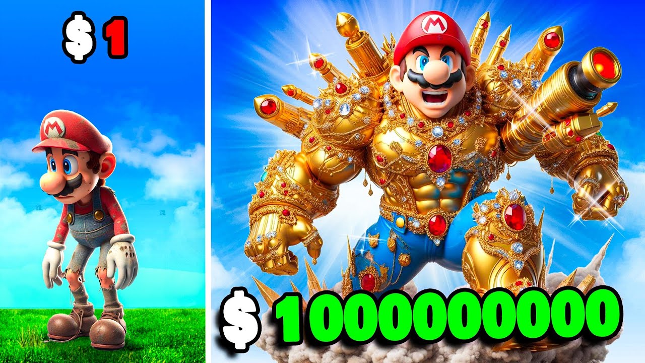 $1 to $1,000,000,000 MARIO in GTA 5