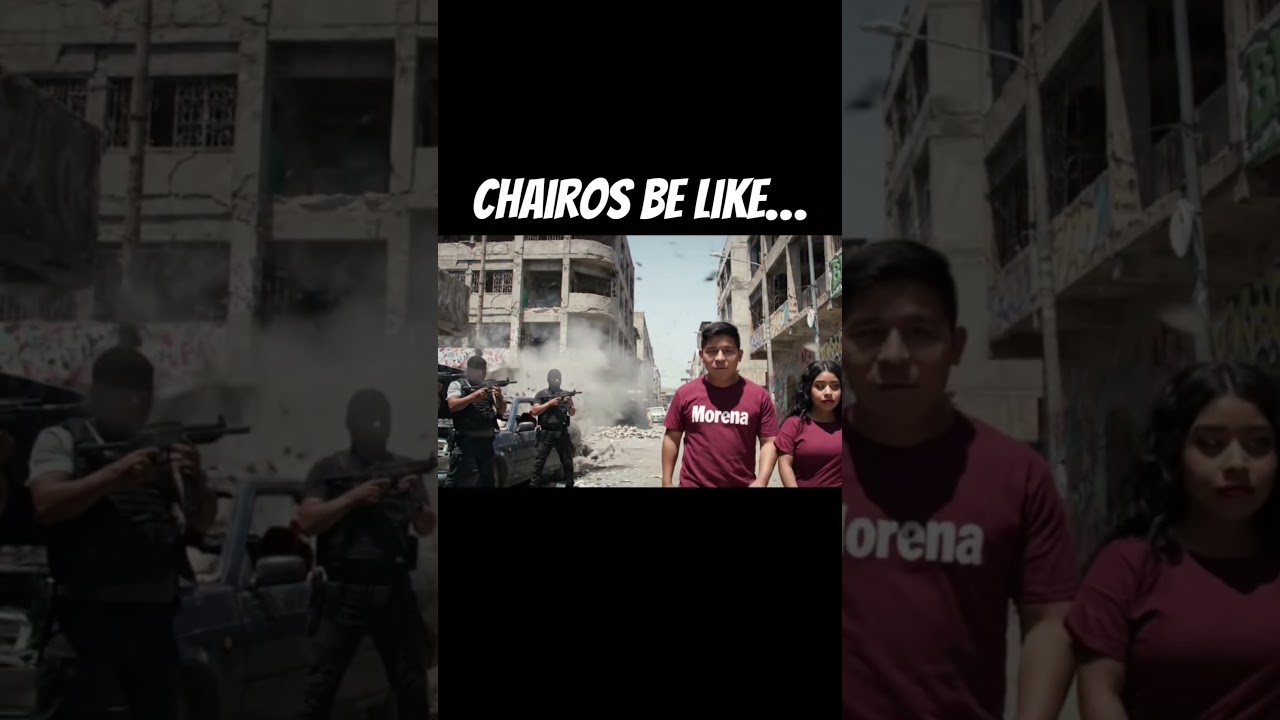 Chairos! Casos de la vida real! 😂😂 #humor #meme #comedia #ia #veo3 #morena #chairos #mexico