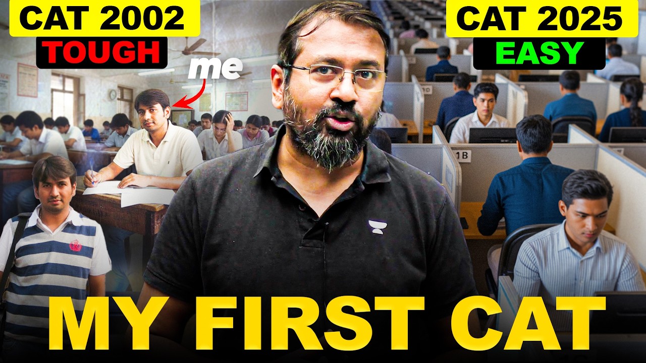 CAT 2002 vs CAT 2025 | My First CAT Attempt