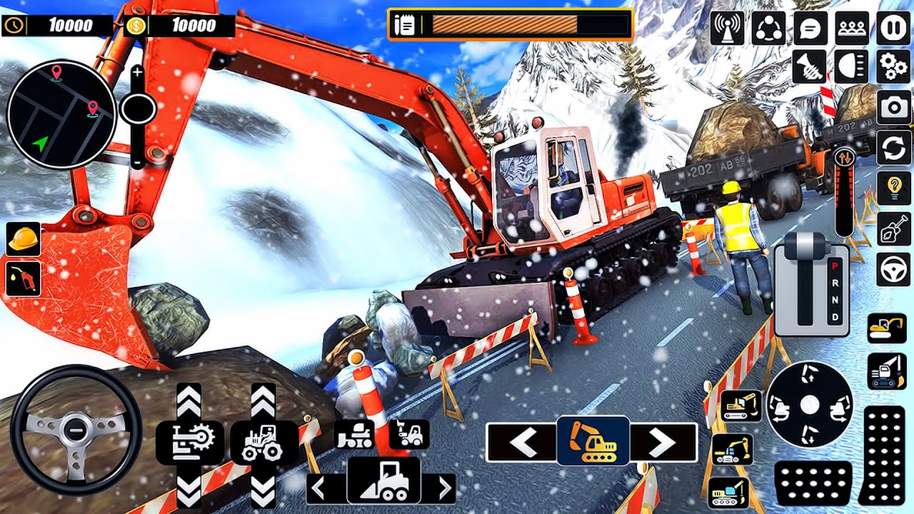 Heavy Excavator Rock Mining Simulator - Road Builder Construction JCB Vehicles - Android GamePlay