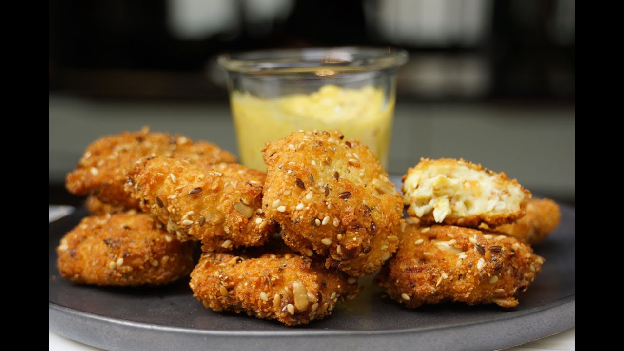 Nuggets de poulet et mayonnaise à l'indienne maison