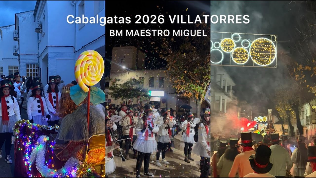 CABALGATA DE REYES MAGOS 2026 EN VILLATORRES | 5 DE ENERO | Vados, Torrequebradilla y Villargordo