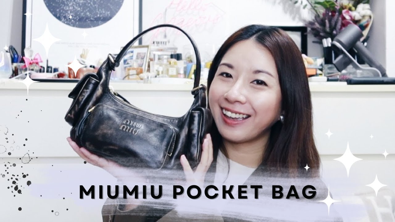BAG REVIEW : MIUMIU NAPPA LEATHER POCKET BAG | FLUFFEDUPFLAIR