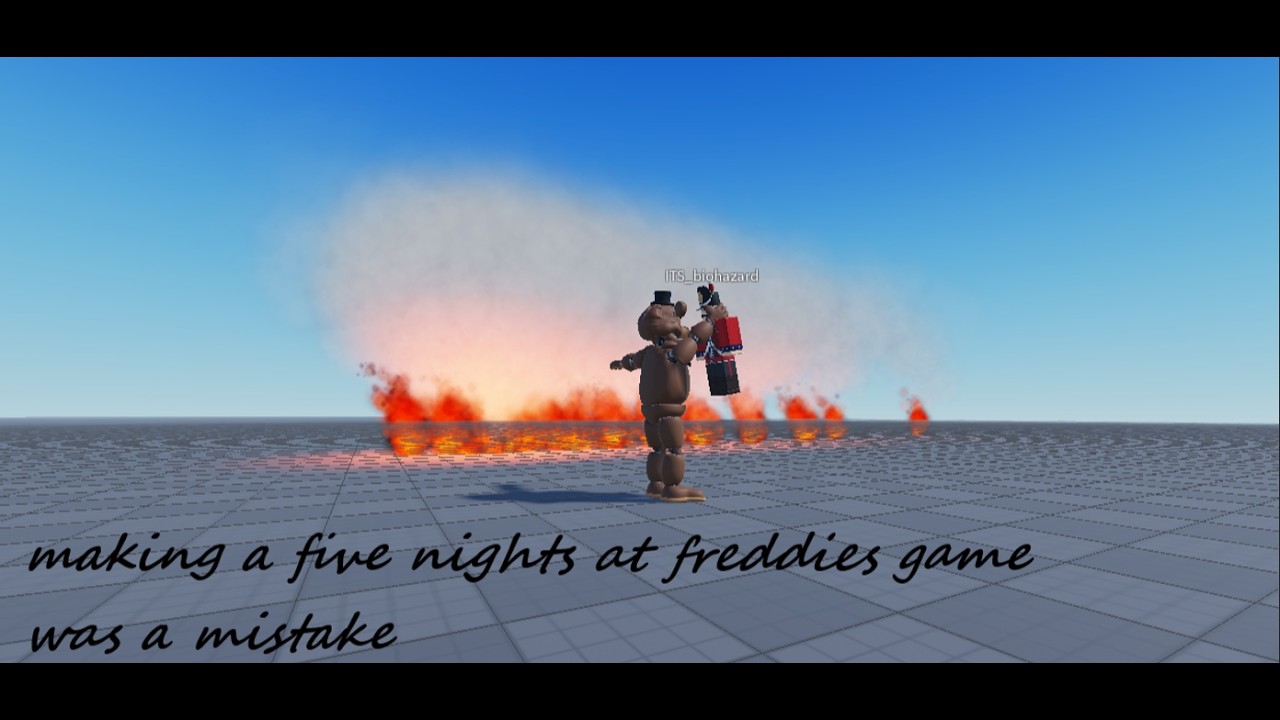 making a five nights at freddies game was a mistake
