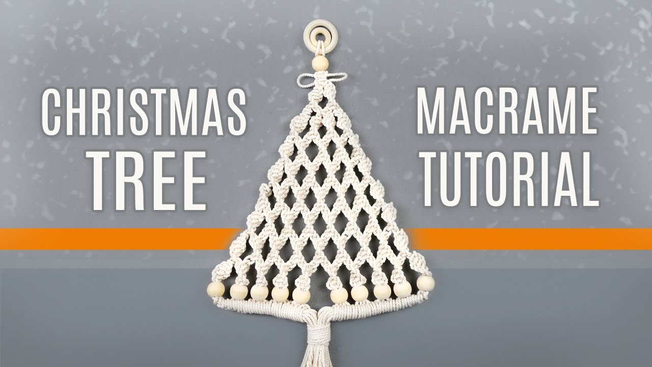 DIY MACRAMÉ 🎄 CHRISTMAS TREE TUTORIAL 🎄 ARBOL de NAVIDAD 🎄 CHRISTMAS CRAFTS