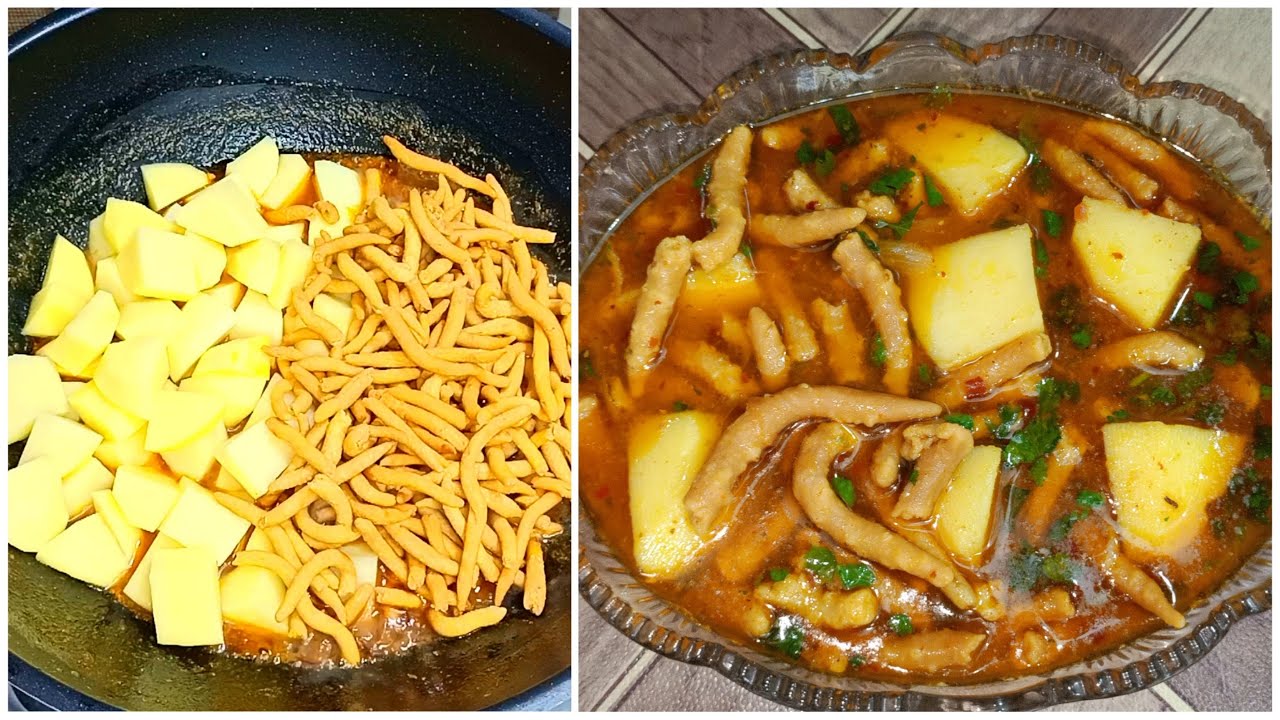 Aloo or Besan ki Tangri ka Salan Recipe | Aloo Tangri l Unique Aloo Pakoriyan Besan se banai