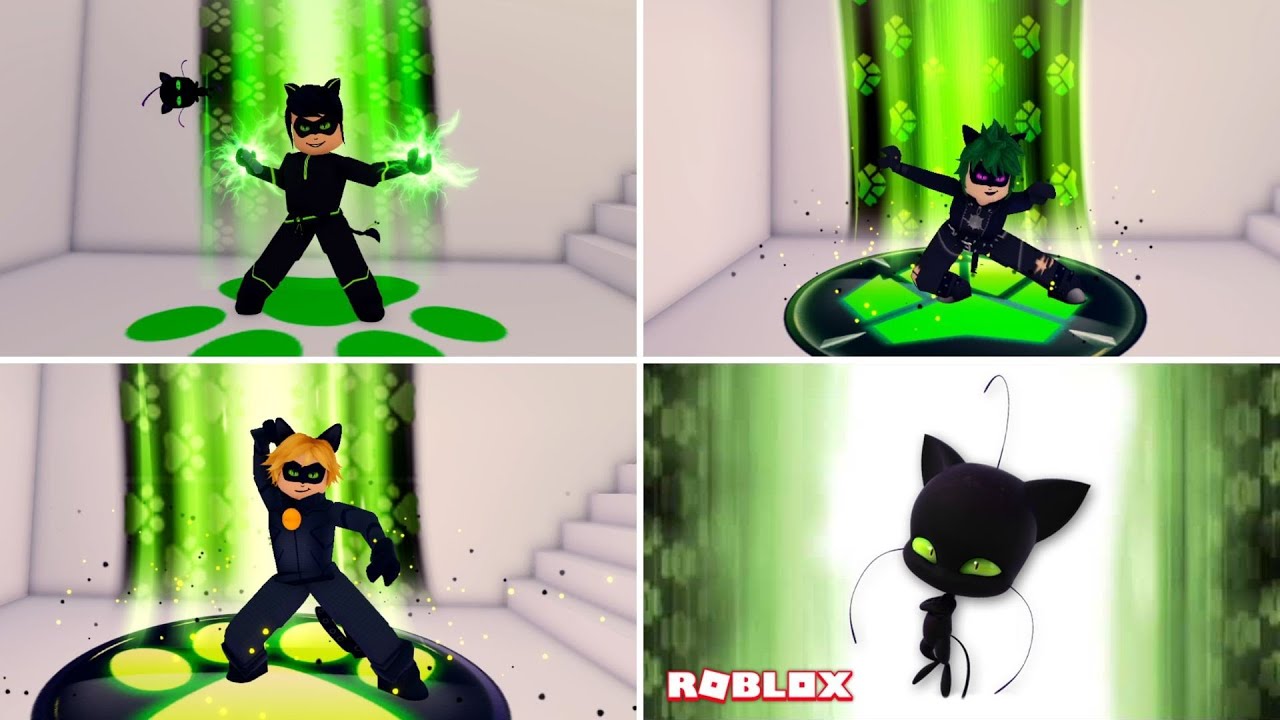 🐱✨* VERSÕES* PLAGG no jogo MIRACULOUS RP - Roblox 