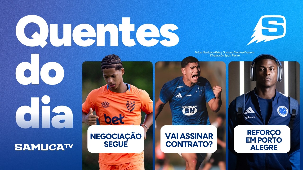 SEGUE A NEGOCIA&Ccedil;&Atilde;O POR Z&Eacute; LUCAS &bull; CRIAS DO SUB-17 DO CRUZEIRO V&Atilde;O ASSINAR CONTRATO?
