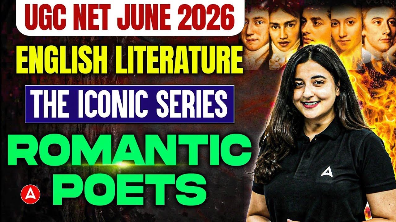 UGC NET English Literature | UGC NET English Romantic Poets | The Iconic Series By Aishwarya Mam