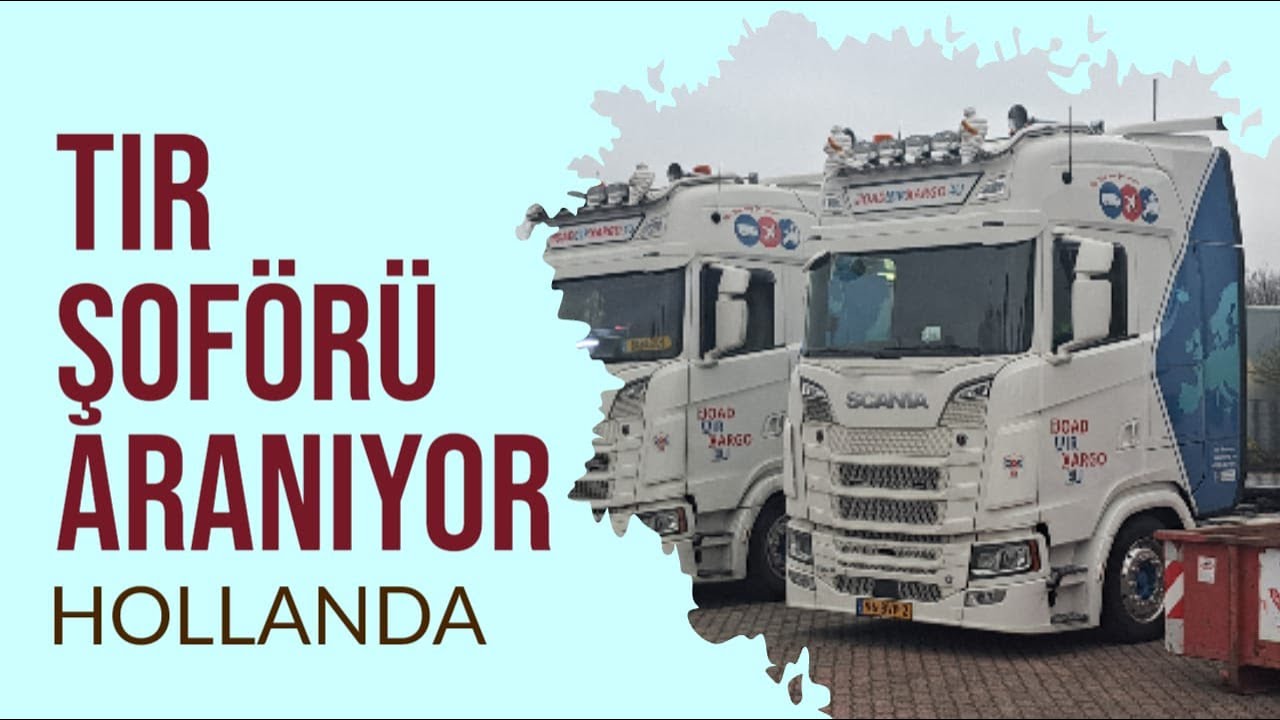 TIR ŞÖFÖRÜ ARANIYOR!! Almanya Hollanda seferi #vlog #4k #scaniav8