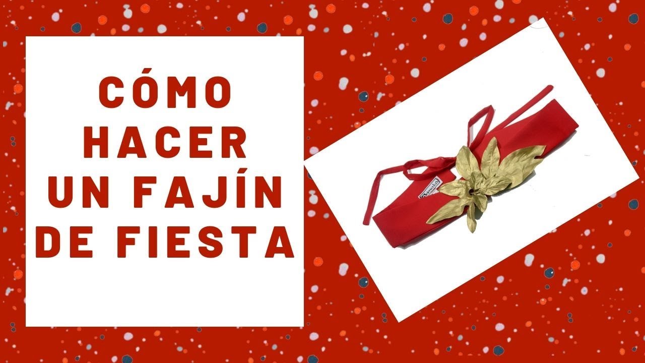 🌟 Cómo hacer un CINTURÓN DE FIESTA desde cero 🌟