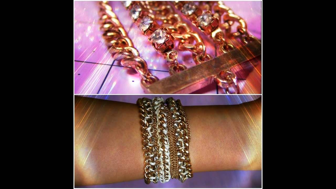 DIY ARMCANDY Multi-Chain Link Bracelet Part 2