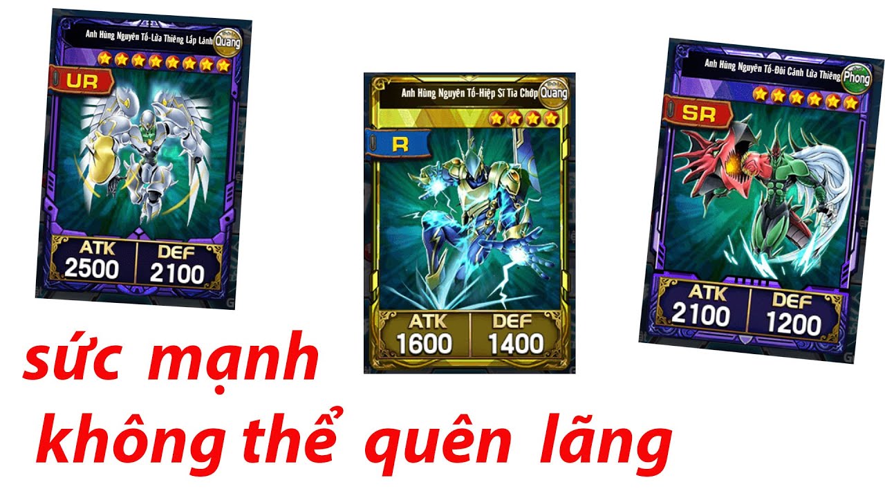 Build deck Hero Nguyên Tố Thống Trị Rank 800 cho Nông Dân / Yugioh / Yugi H5 / K71B
