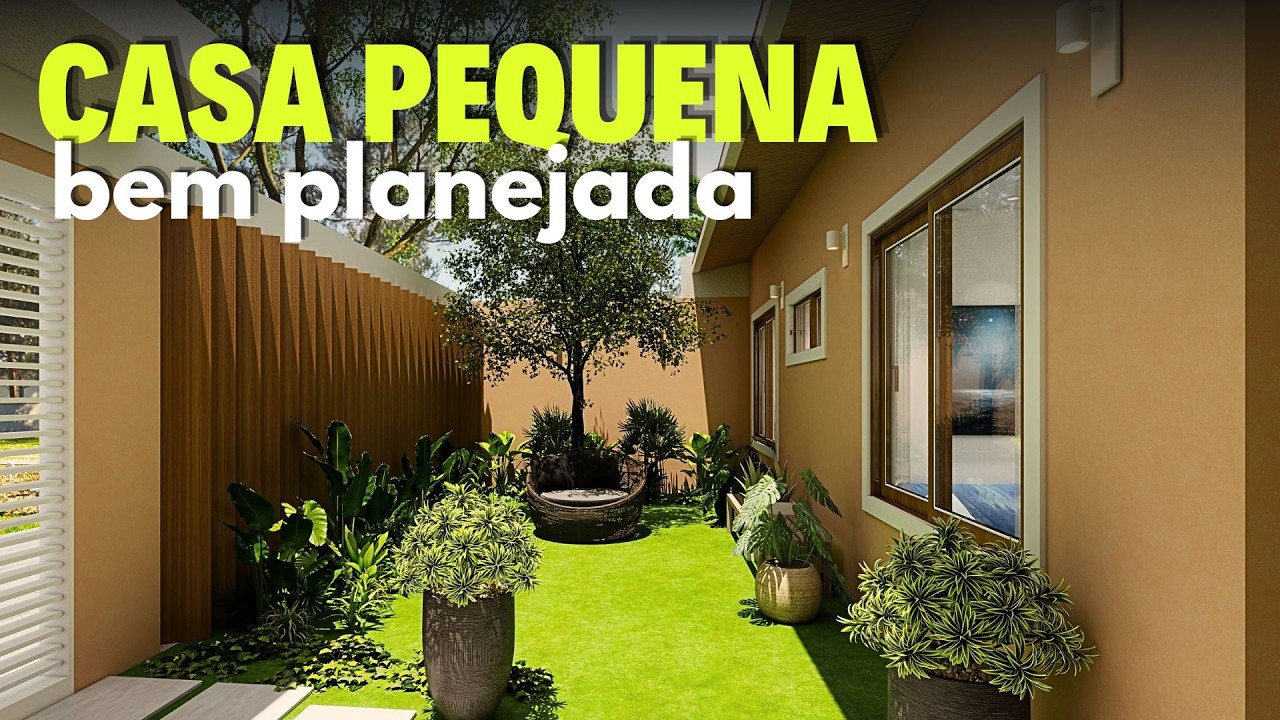 Funcional, 2 quartos, área gourmet, com Planta Baixa.
