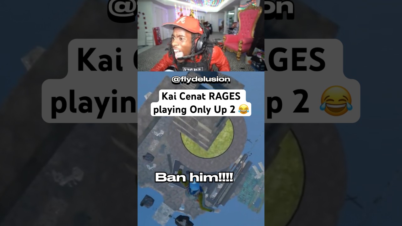 Kai Cenat RAGES playing Only Up 2 😂 he falls twice! #viral #kaicenat #kaicenatclips #explore #fyp