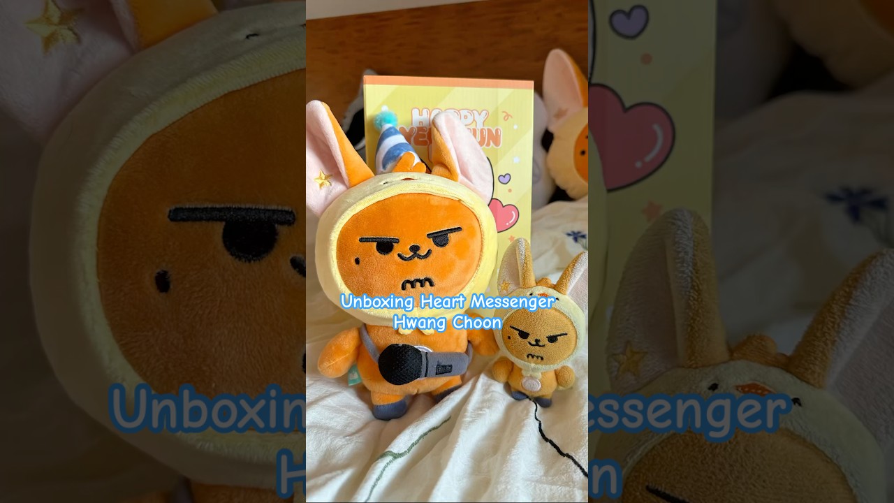 Unboxing Hwang Choon (#Yeonjun Birthday Merch) #txt #txtmoa #tomorrow_x_together #ppulbatu #unboxing