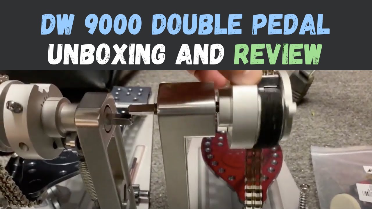 DW MCD Chain Drive 9000 Double Pedal Unboxing And Review (Paul Monroe)