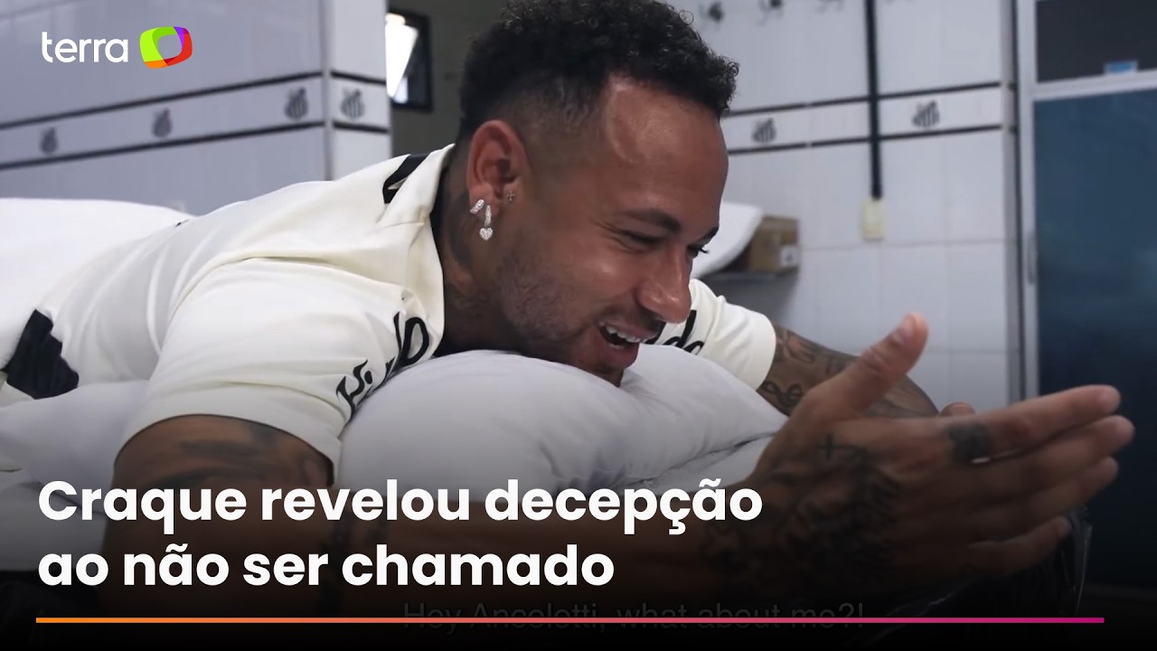 &lsquo;P&ocirc;, Ancelotti, e eu?&rsquo;: Neymar mostra sua rea&ccedil;&atilde;o ao descobrir que n&atilde;o foi convocado para a Sele&ccedil;&atilde;o